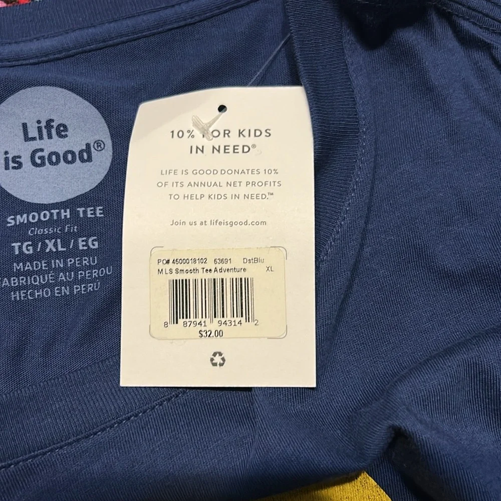 Life is Good Smooth Tee Mens XL NWT - Picture 5 of 5